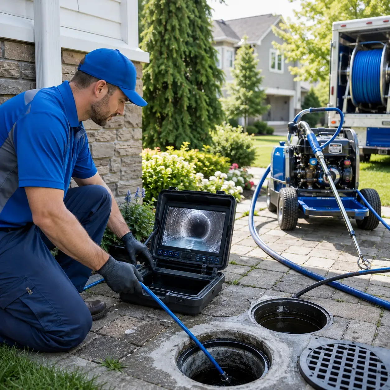 Outdoor drain cleaning professionals serving Cookson, OK